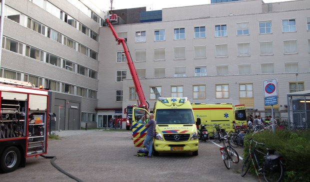 De brandweer, politie en ambulance kwamen ter plekke.