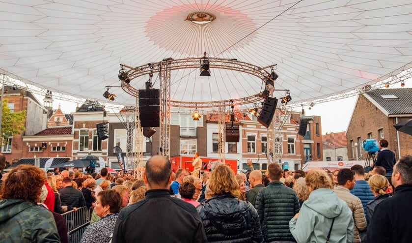 Het podium in 2018.