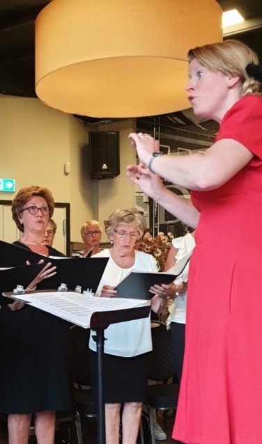 Meike Warmoeskerken met TAVENU. FOTO JANNO DEN ENGELSMAN