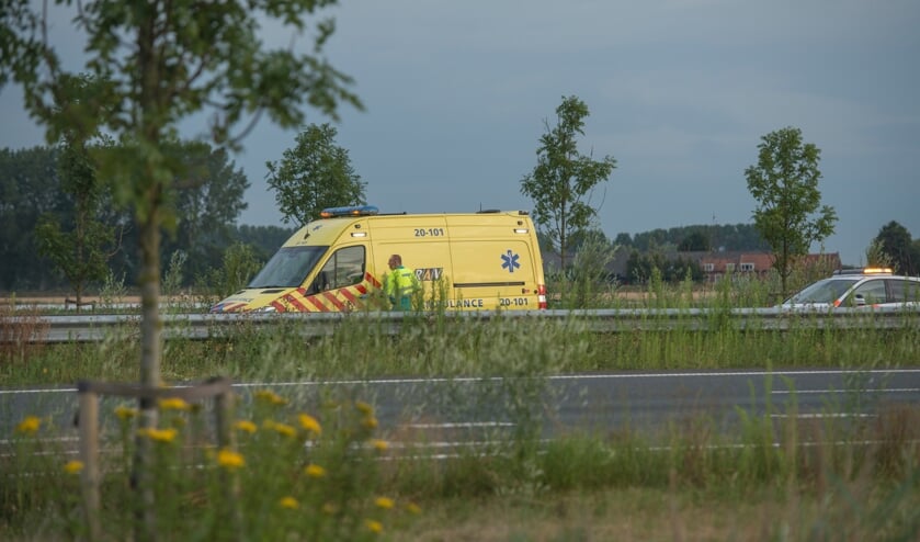 De bestuurder raakte niet gewond.