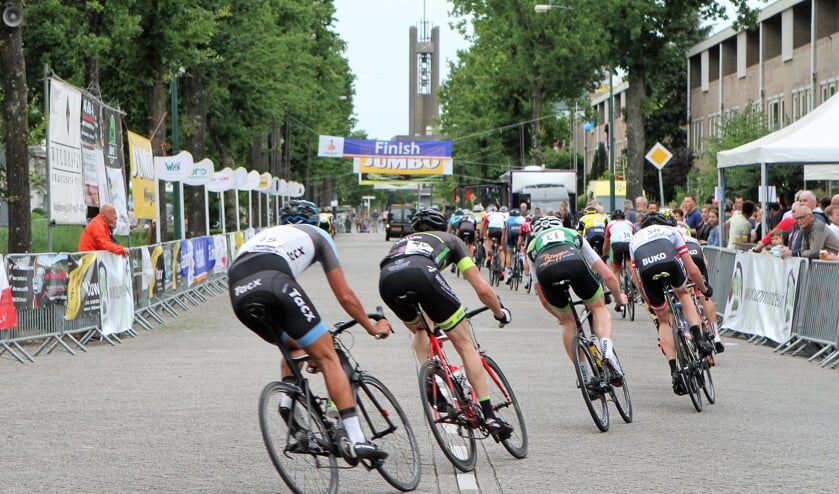 Beeld van de wielerronde uit 2018