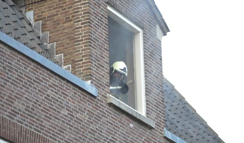 De brand was ontstaan door een strijkijzer wat nog aanstond.