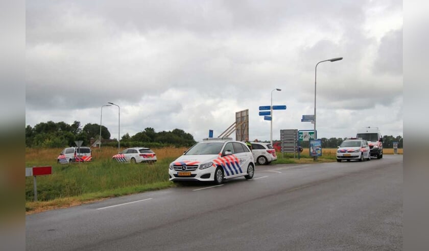 Veel hulpdiensten kwamen ter plaatse.