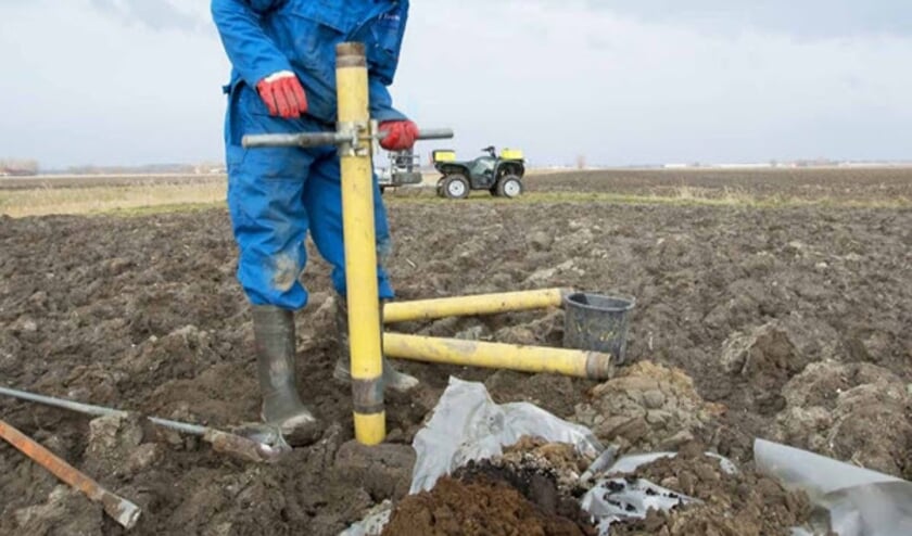 Bodemonderzoek voor aanleg hoogspanningslijn