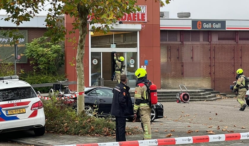 Gaslek door werkzaamheden in Dauwendaele: Winkelcentrum ontruimd