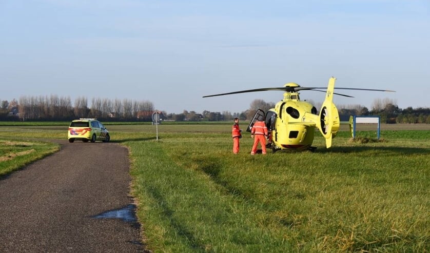 Traumahelikopter voor reanimatie bij Kats