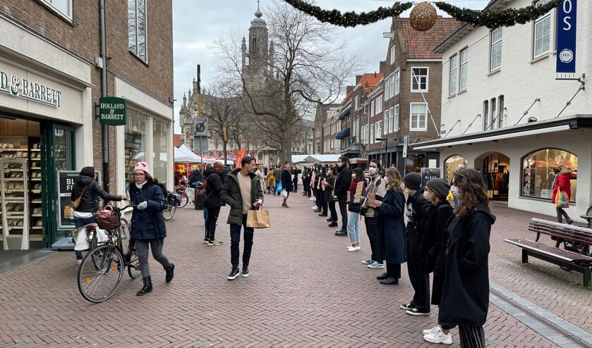 Een stil protest van Not Your Honey Zeeland in Middelburg