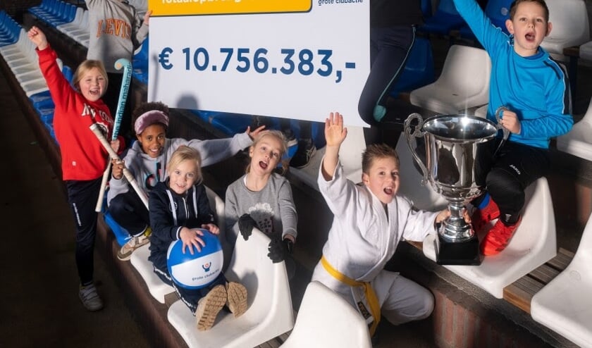 Grote Clubactie 2021: Clubs uit Tholen halen € 12630 op