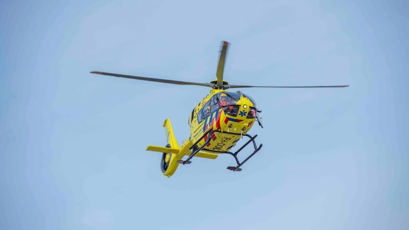 Traumahelikopter aanwezig bij medische noodsituatie in Sint-Annaland