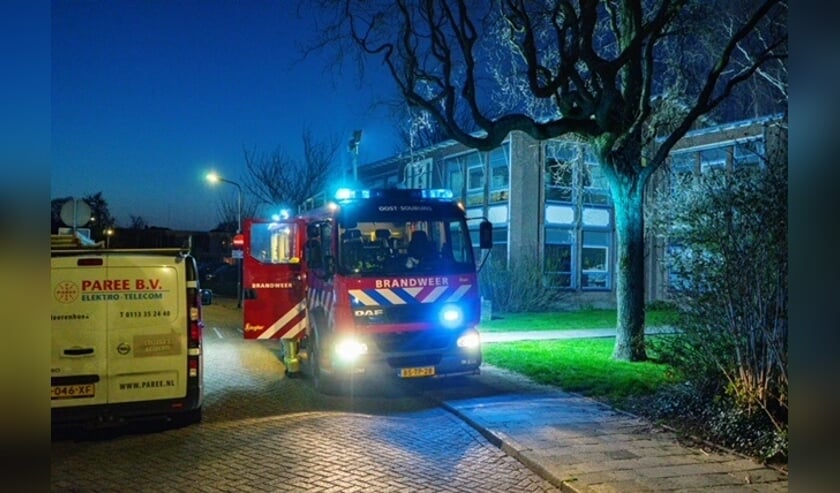 Politie onderzoekt brandstichting in leegstaande school Souburg