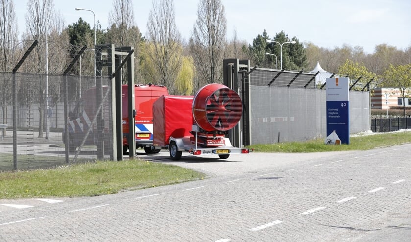 Brand op vliegbasis Woensdrecht