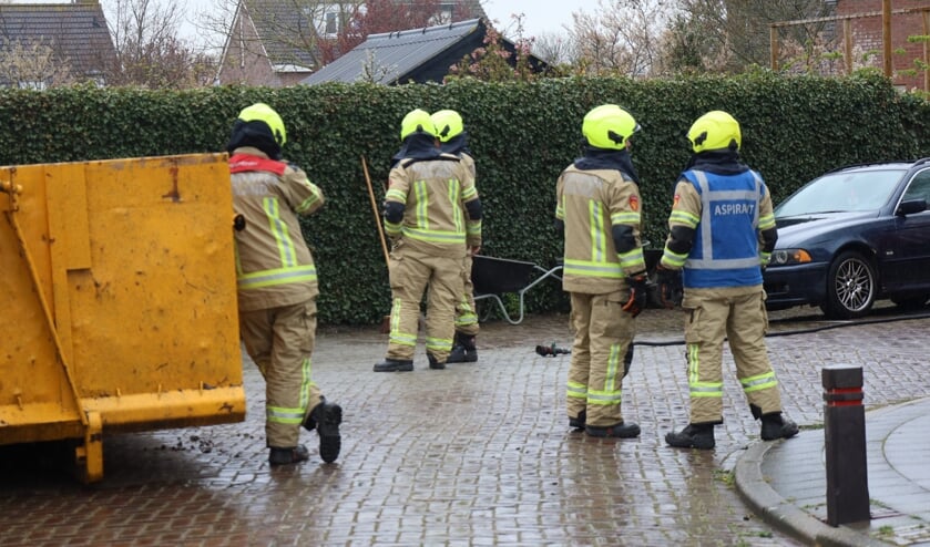 Gaslekkage in tuin van woning in Koudekerke na werkzaamheden