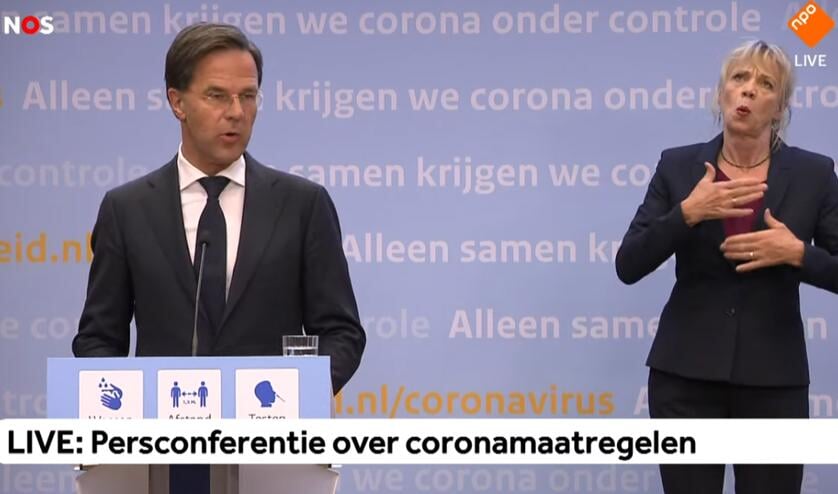 Persconferentie Rutte: ‘1,5 meter wordt leidend en EK mag op schermen in de horeca’
