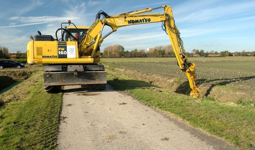 Waterschap is begonnen met onderhoud aan waterlopen