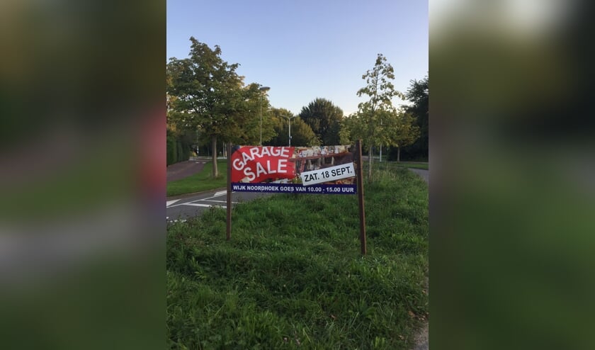 Garagesale door de Noordhoek in Goes
