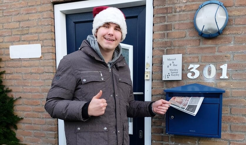 Bezorger Wesley blij met waardering van Middelburgse Bodelezers