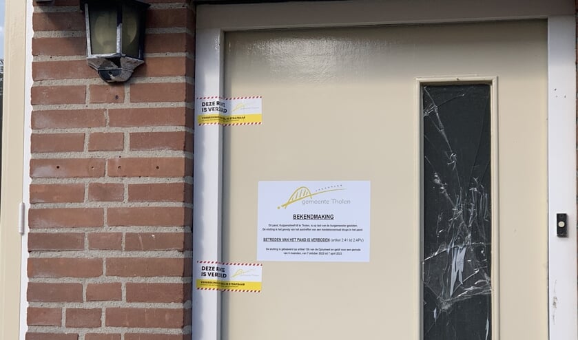 Burgemeester sluit woning na drugsvondst