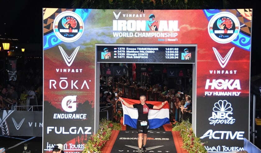 Thoolse Emese 25ste bij Ironman in Hawaii: ‘Helaas geen podium, maar was gaaf om daar te zijn!’