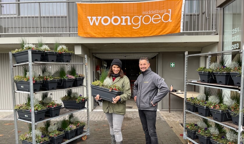 Verbindend groen in de Driewegenhof in Dauwendaele