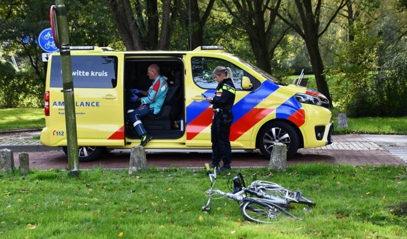 Letsel bij botsing fietser-auto Oost-Souburg