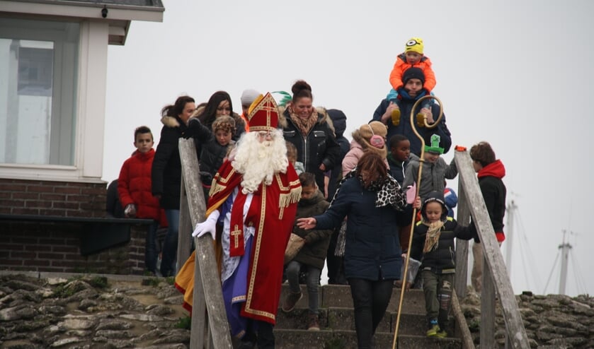 Sinterklaas komt aan in Colijnsplaat