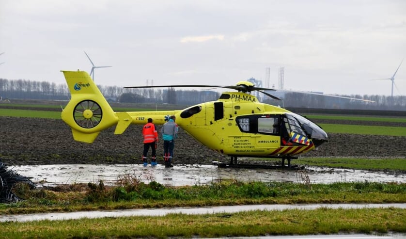 Traumaheli landt bij Arnemuiden voor incident Biggekerke