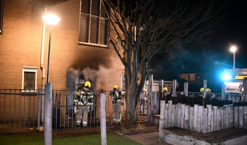 Brand woedt in woning Kriekenhof Middelburg