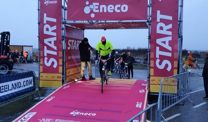 Jurjun van der Velde winnaar 7e editie NK Tegenwindfietsen