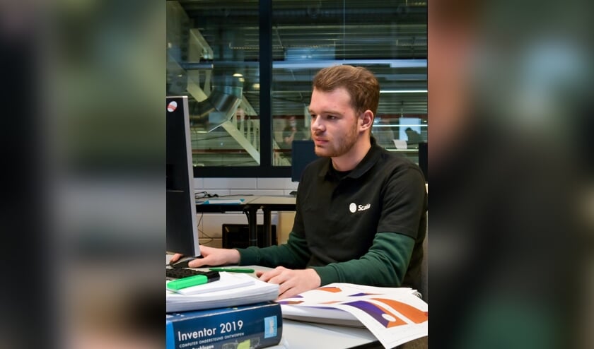 Dylan Fermont weet zich uit de problemen te CAD-tekenen