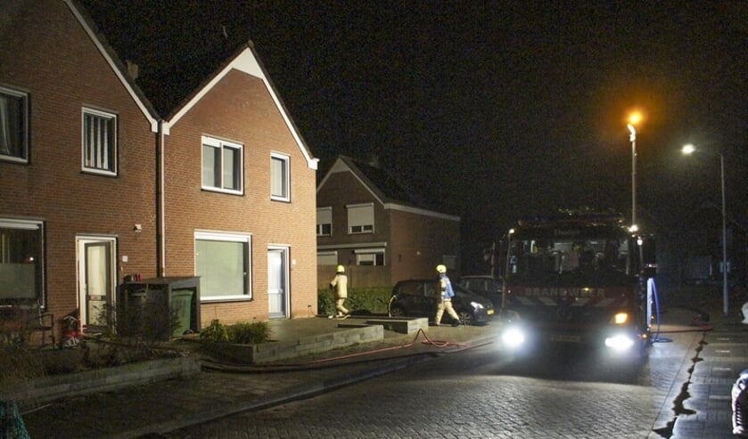 Brand in schuurtje aan de Zoutziedersdreef in Tholen