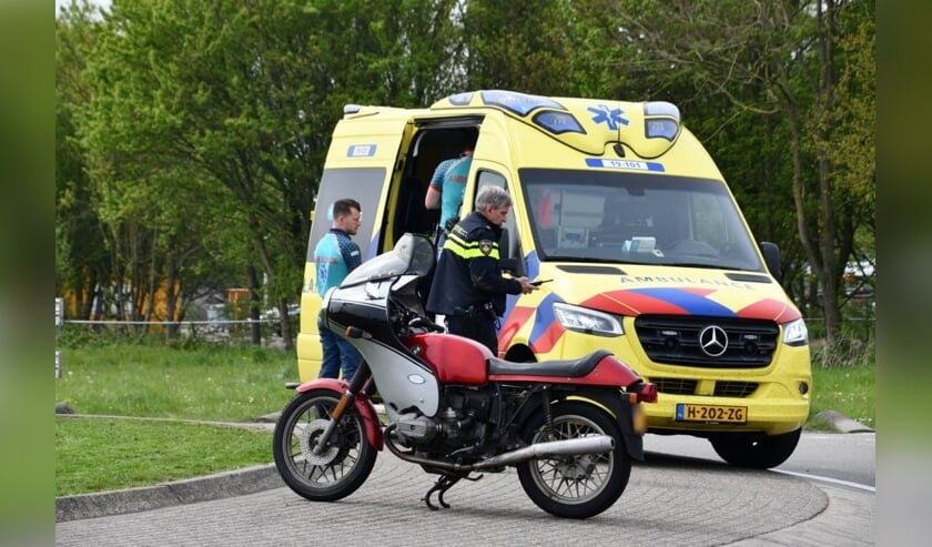 Motorrijder gewond na aanrijding Arnemuiden