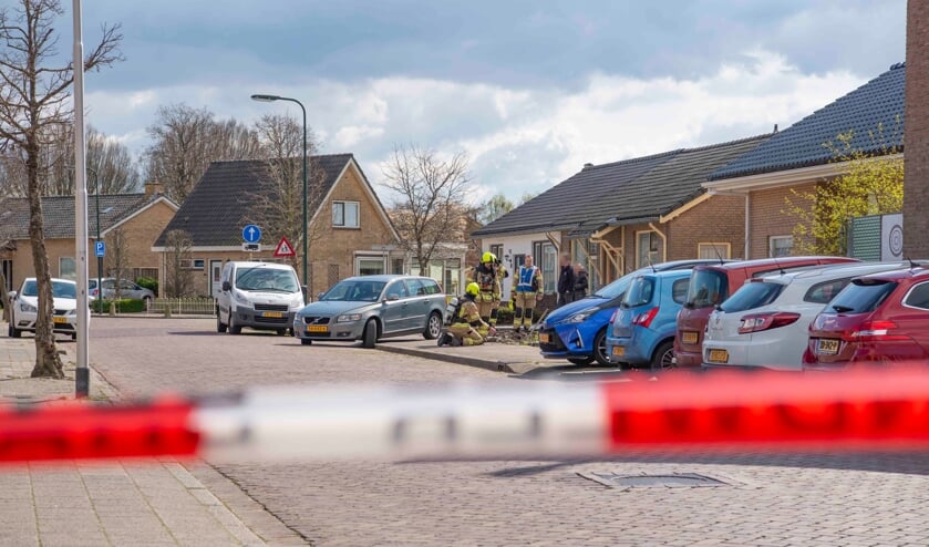 Gaslek bij werkzaamheden in voortuin Oud-Vossemeer