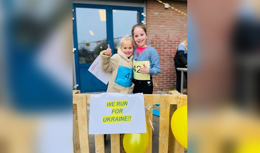 Regenboogmaatjes rennen voor Oekraïne