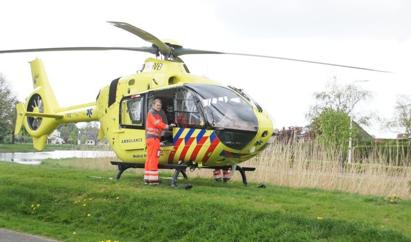 Traumahelikopter ingezet voor gevallen kindje bij Molenvlietsestraat