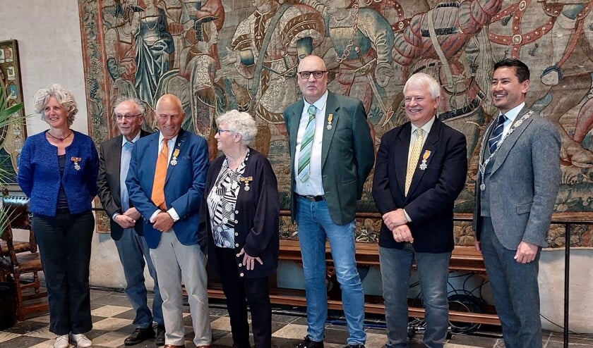 Zeven decorandi in gemeente Middelburg bij Lintjesregen 2022