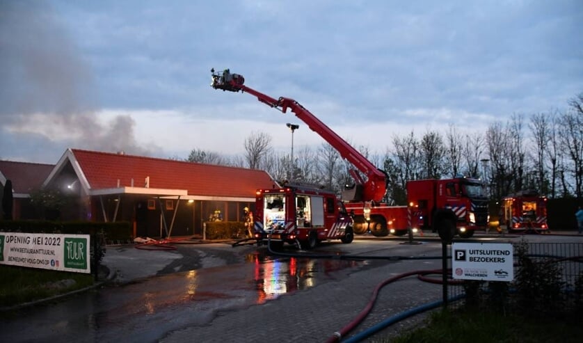 Flinke uitslaande brand in restaurant Koudekerke