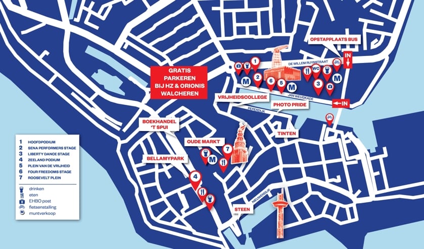 Het vertrouwde Bevrijdingsfestival Zeeland op meerdere locaties