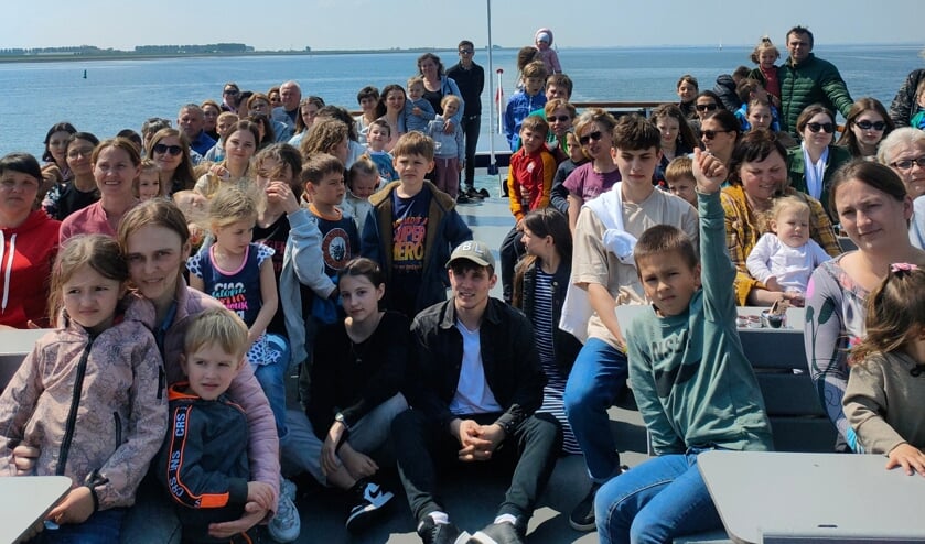 Een moment van rust voor Oekraïense vluchtelingen