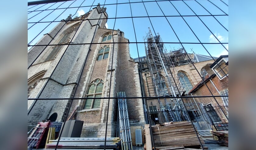Grote of Maria Magdalenakerk in Goes staat komende maanden in steigers