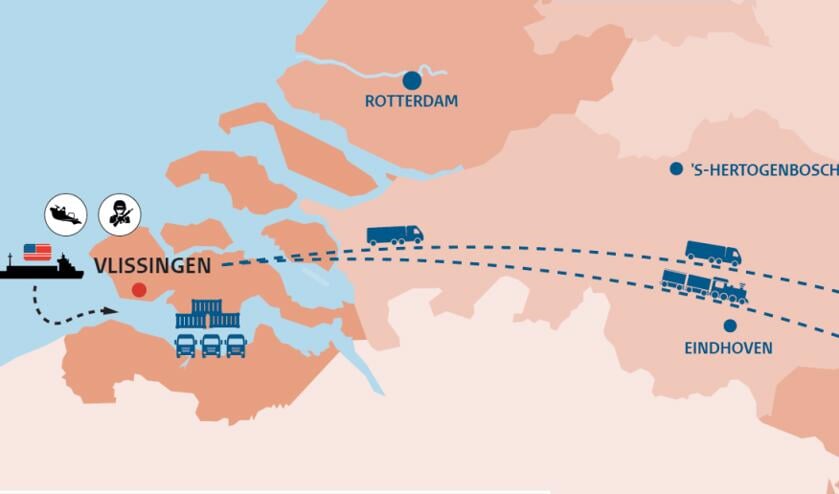 Transport Amerikaanse landmachtbrigade ook door Zeeland