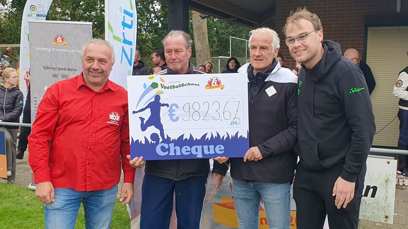 18e editie voetbalschool Flupland: 9823 euro opgehaald voor goed doel