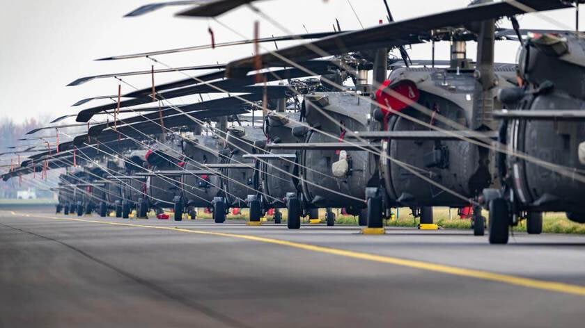 Combat Aviation Brigade via haven Vlissingen terug naar Amerika