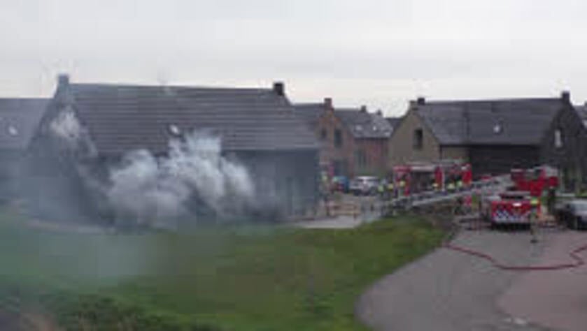 Flinke brand in sauna van vakantiewoning aan de Veerweg in Wolphaartsdijk