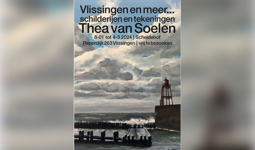 Thea van Soelen exposeert 'Vlissingen en meer' in Scheldehof Vlissingen