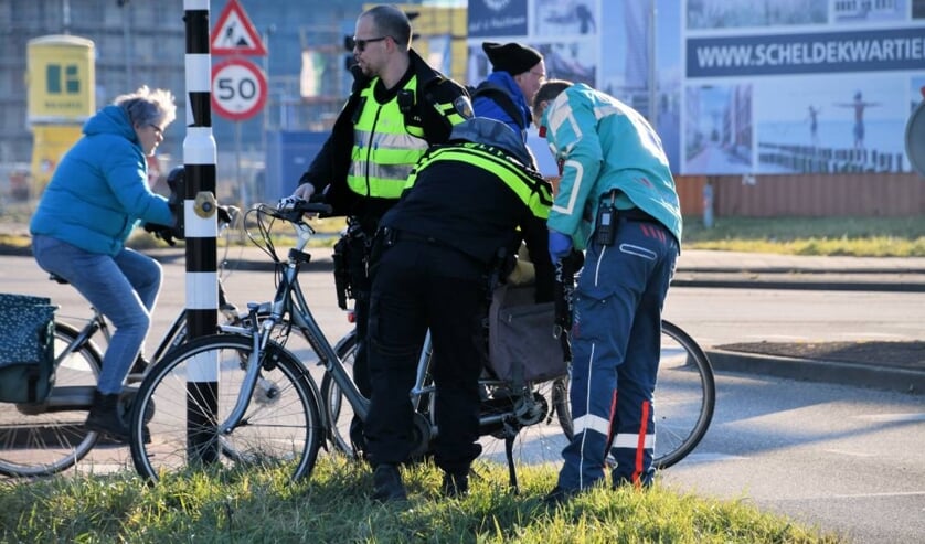 Fietser gewond bij ongeval Nieuwe Vlissingseweg Vlissingen