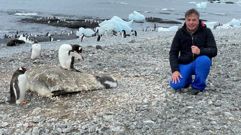 Lezing over 'Pinguïns en de mensen' in 't Spui