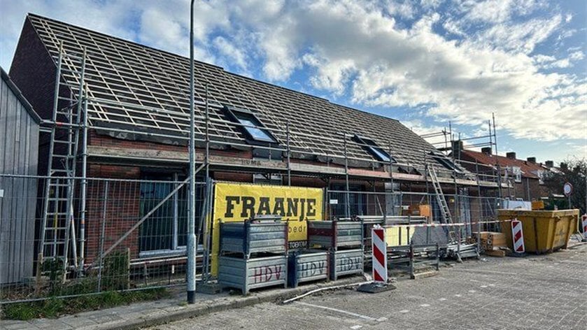 Hoogste punt bereikt bij bouw levensloopbestendige woningen Brouwerijweg in Domburg