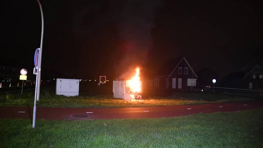 Huizen zonder stroom in Zuidhoek Kapelle na brand in elektriciteitskast