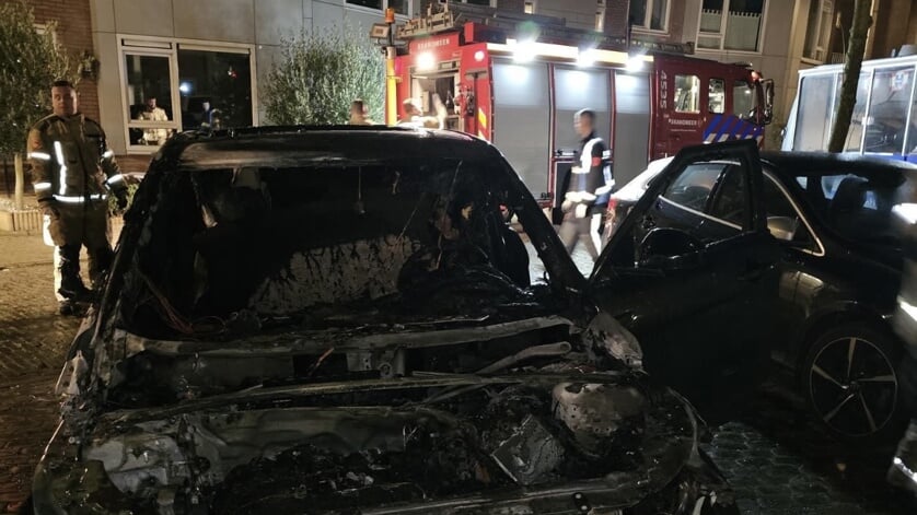 Vier auto's beschadigd vanwege autobrand in Middelburg