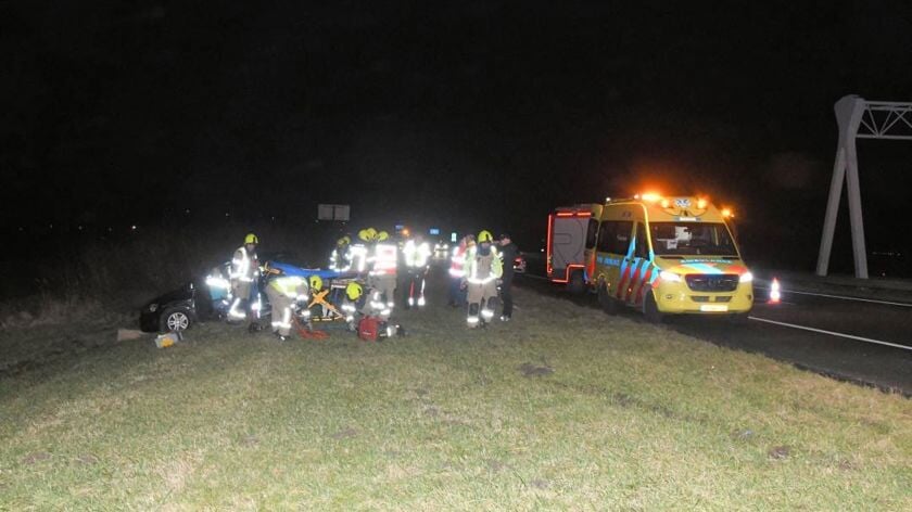 Eén Persoon Gewond Bij Eenzijdig Ongeval Op De A58 Bij 's- Heer Arendskerke